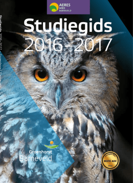 Studiegids 2016-2017
