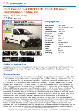 Opel Combo 1.3 CDTI L1H1 ECOFLEX Airco