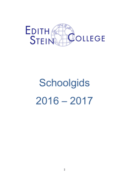 Schoolgids 2016 – 2017