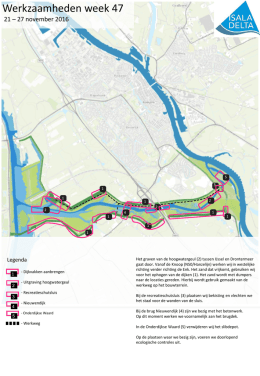 Werkzaamheden week 47 - Ruimte voor de Rivier IJsseldelta