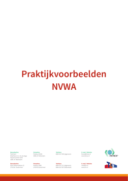 Praktijkvoorbeelden NVWA