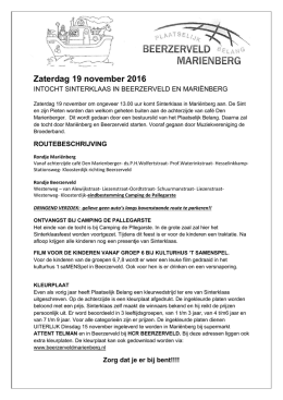 Kleurplaat Sint 2016 - Plaatselijk Belang Beerzerveld Mariënberg
