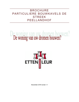 Informatiebrochure Streeks mei 2014 - gemeente Etten-Leur