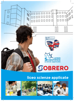 Liceo scientifico opzione scienze applicate