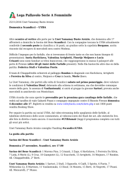 Domenica Scandicci – UYBA – Lega Pallavolo Serie A Femminile