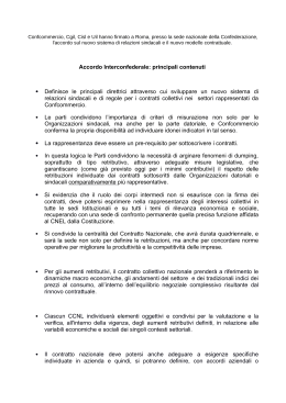Accordo Interconfederale: principali contenuti