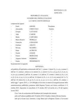 La sentenza della Consulta che boccia la riforma Madia