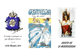 Invito Cristo Re 2016 - Istituto Cristo Re Salerno