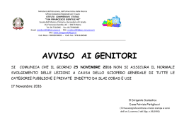 AVVISO AI GENITORI - IC Via F.Gentile 40
