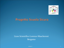 Liceo Scientifico Statale “L. Mascheroni” Bergamo Attività di