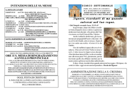 Diario 20.11.16 - Parrocchia S.Sofia Canaro