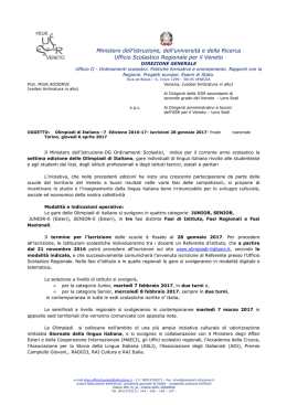 usrv_oli_2016_avvio (1) - Ufficio Scolastico Regionale per il Veneto