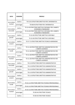 le prove preselettive per l`assunzione a tempo