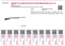 BERETTA A400 XPLOR ACTION MANCINO CAL.12