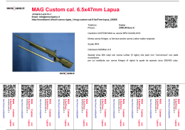 MAG Custom cal. 6.5x47mm Lapua