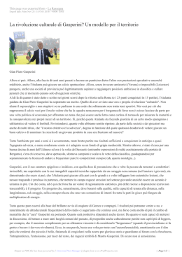 La rivoluzione culturale di Gasperini? Un modello