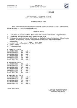 28&ndash;29&ndash;30 Novembre 2016