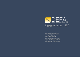 Brochur Defa - DeFa Ingegneria