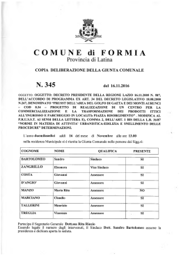 N. 345 - Comune di Formia