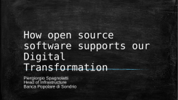 How open source software supports our Digital