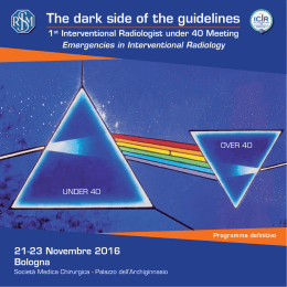 The dark side of the guidelines - Policlinico S.Orsola