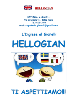 HelloGian - Istituto Gianelli