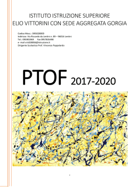 PTOF 2017-2020