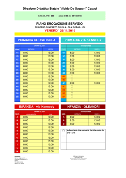 Sciopero del 25/11/2016 - Direzione Didattica Statale di Capaci