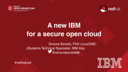 A new IBM for a secure open cloud