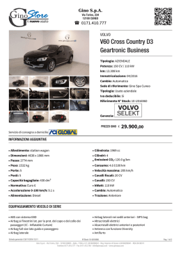 VOLVO V60 Cross Country D3 Geartronic Business