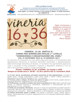 presso la Vineria 1636, via Cassia 1650 - Roma