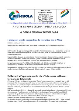 22 nov16 - Uil Scuola Piemonte
