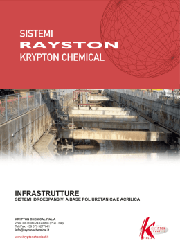 infrastrutture - Krypton Chemical Italia