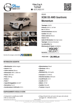 VOLVO XC90 D5 AWD Geartronic Momentum - Stock ID