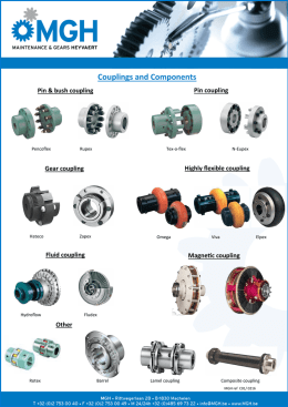 Couplings and Components