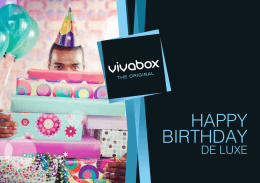 Toutes les box cadeau Vivabox : box cadeau anniversaire, box