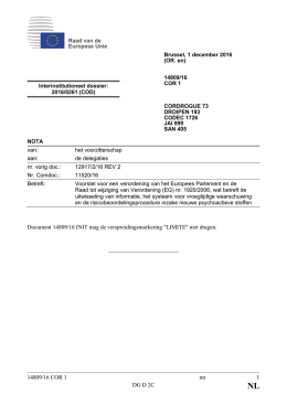 14809/16 COR 1 mt 1 DG D 2C Document 14809/16 INIT mag de