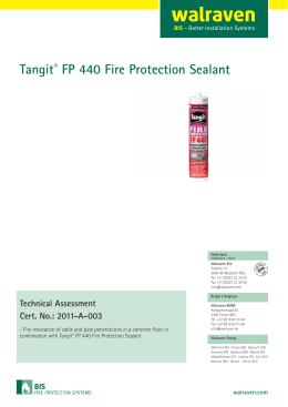 Tangit® FP 440 Fire Protection Sealant
