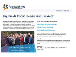 Opening - Parnassia Academie