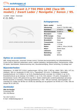 Audi A6 Avant 2.7 TDI PRO LINE (face lift model