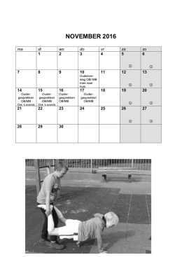 Kalender per maand