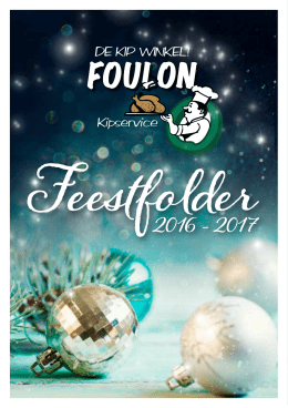 Feestfolder - Kipservice Foulon