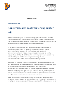 Persbericht VVD - Always Forward