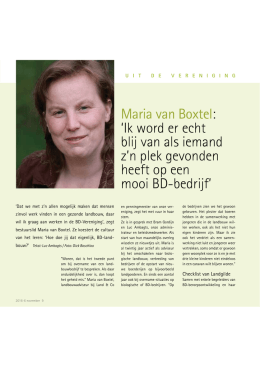 Maria van Boxtel - Wageningen UR E