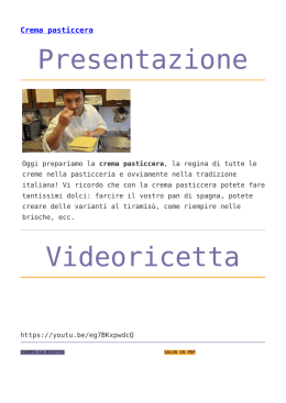 salva in pdf - Crema - Chef Stefano Barbato