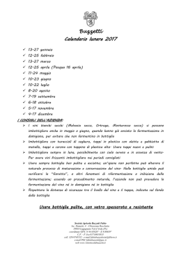 Buzzetti Calendario lunare 2017 - Azienda Vitivinicola Buzzetti Fabio