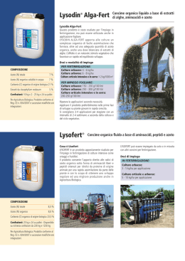 Lysodin® Alga-Fert Concime organico liquido a base di