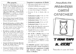 programma avvento 2016 - Parrocchia di Lonato del Garda