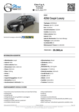 BMW 420d Coupé Luxury - Stock ID: 01-U001939