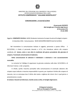 n. 42 sciopero 12-12 - Istituto Comprensivo "Giuliano Montelucci"